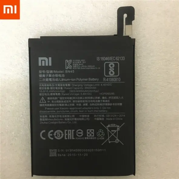 Bateria Xiaomi Note 5 BN45 Bateria para Xiaomi Note 5 BN 45